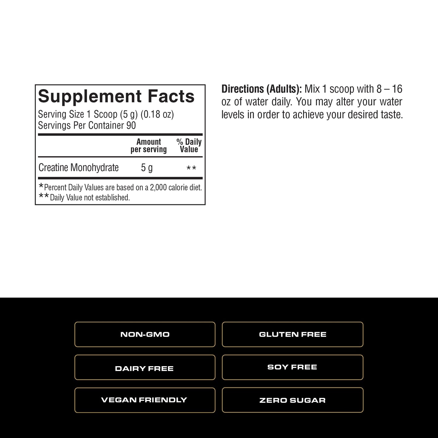 Spoken Creatine Monohydrate Powder 16 oz