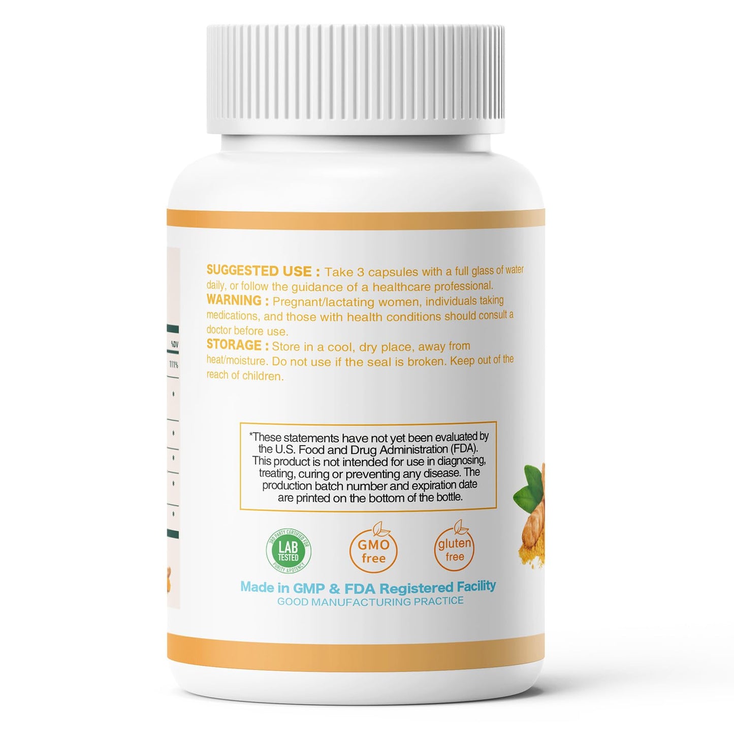 SEAFLEX Turmeric Curcumin Supplement 1000mg, 95% Curcuminoids with Bee Propolis, 240 Capsules