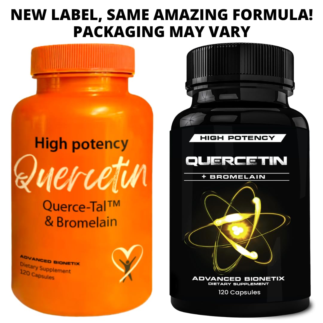 Advanced Bionetix Querce-Tal Quercetin + Bromelain Veg Capsules 120