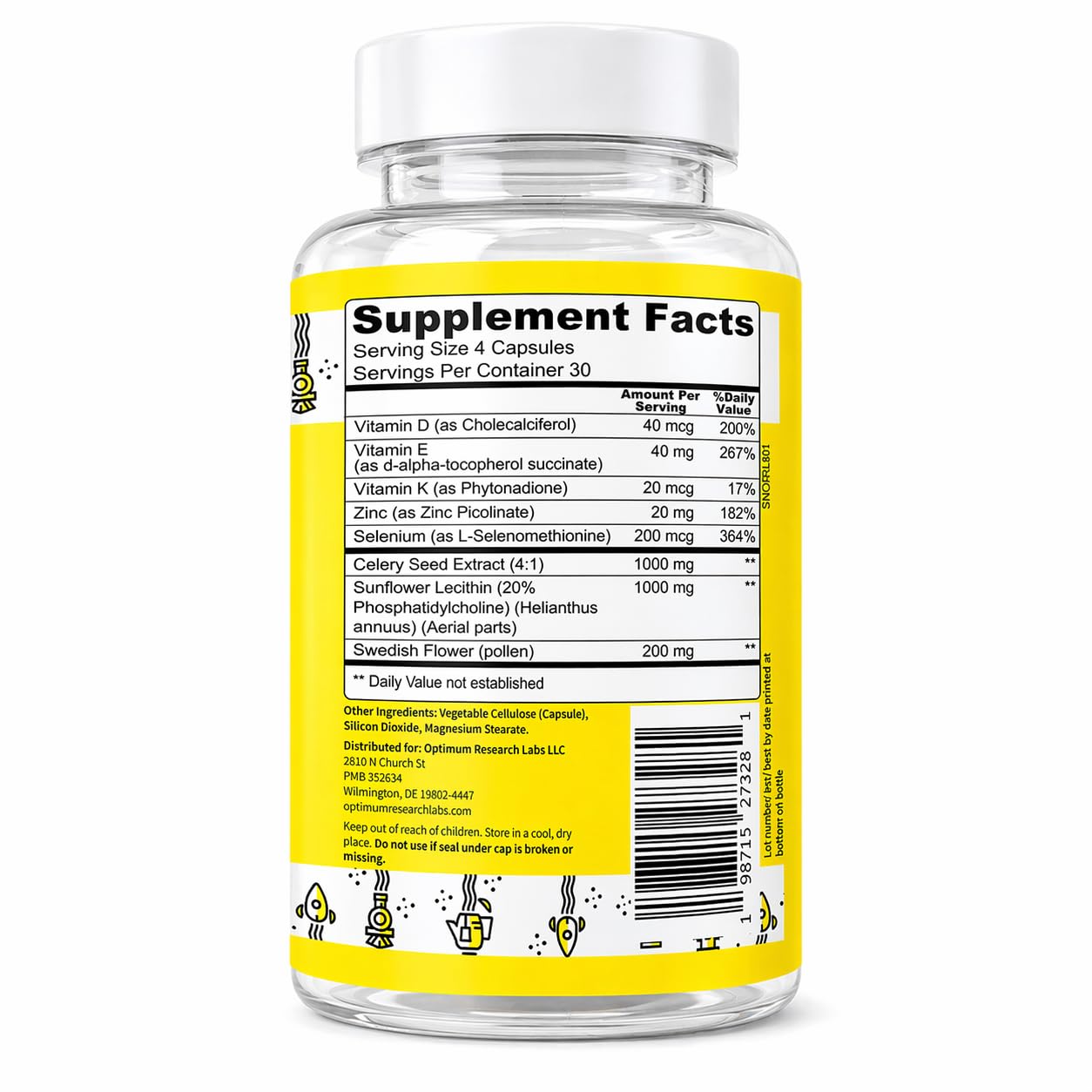 Optimum Research Labs Semen Max Capsule 120 Count