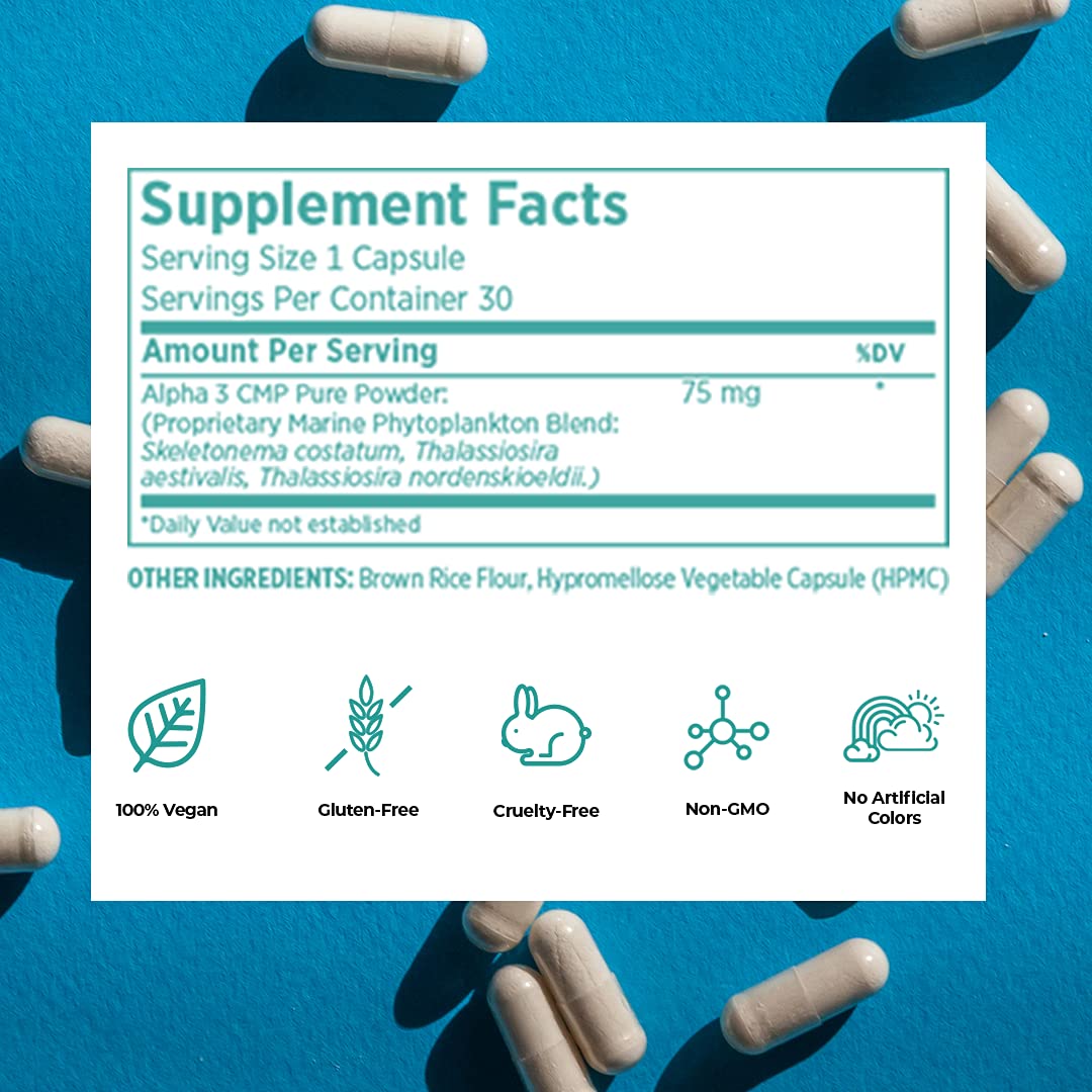 Vegan Life Nutrition Marine Phytoplankton 30 Capsules