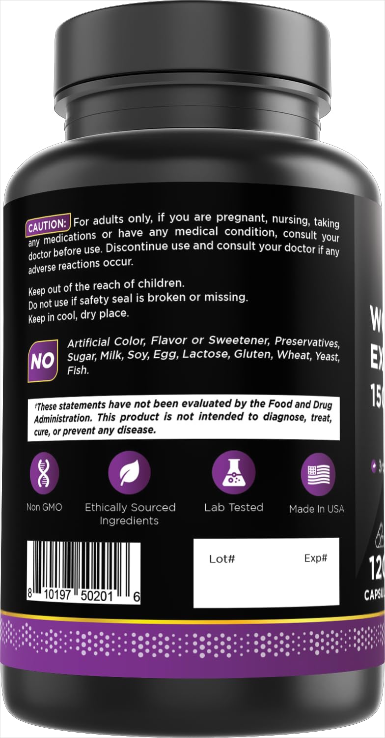 Oxify Wormwood Extract 1500 mg Capsules 120