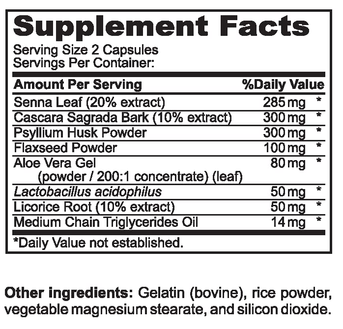 Advanced Bionetix Skinnytox 15 Day Colon Cleanse Detox Capsule, 30 Count
