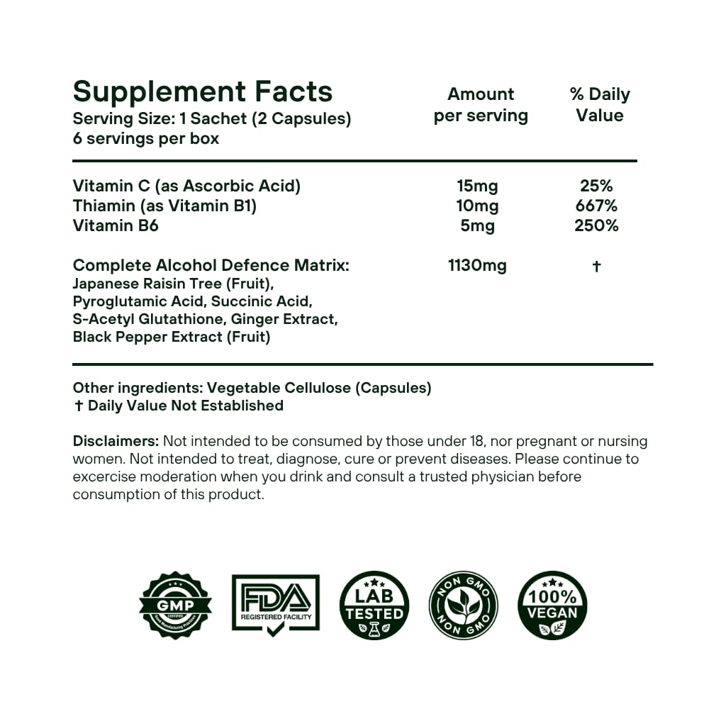 Kanbae Complete Alcohol Defense Capsule 12 Capsules