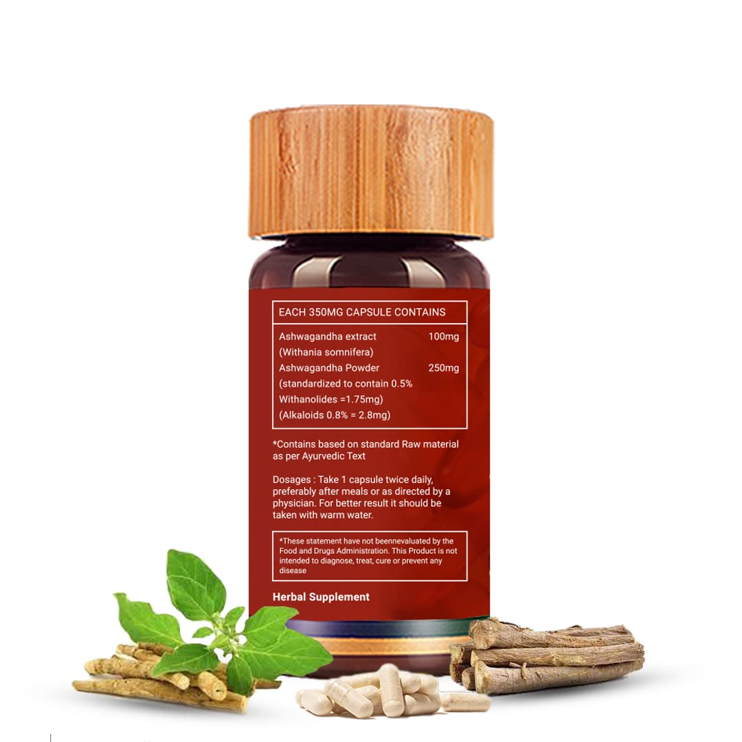 Biogetica Ashwagandha Vitality Supplement Capsules, 60 Count