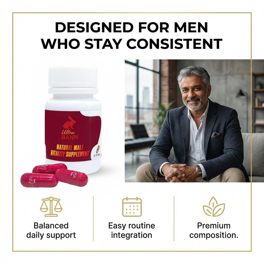Zest Of Moringa Ultra Bann Men's Vitality Supplement Capsule 15 Capsules