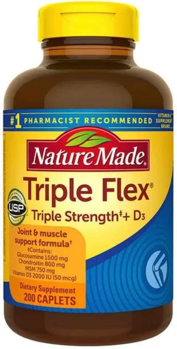 Nature Made TripleFlex Triple Strength Caplets 200 Count