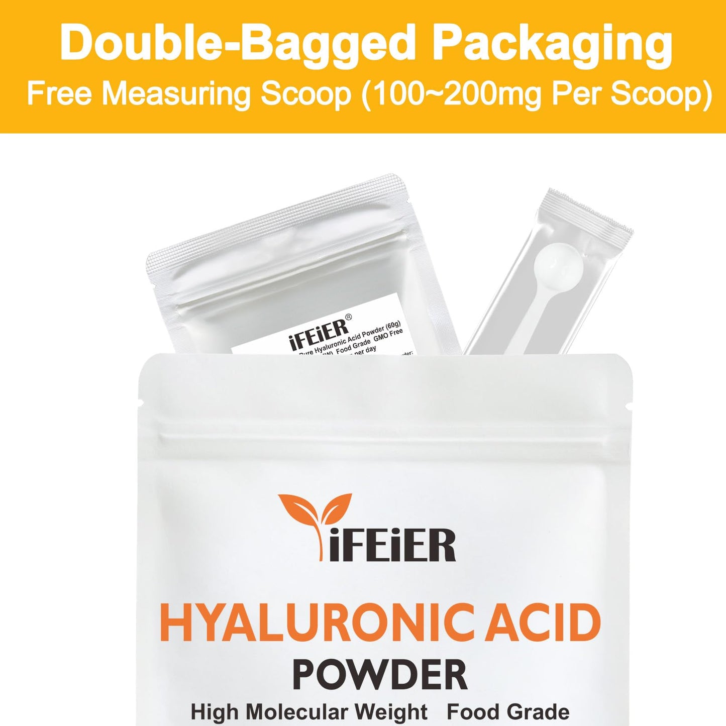iFEiER Hyaluronic Acid Powder 2.12 oz