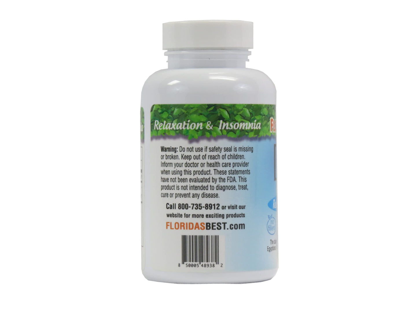 FLORIDA'S BEST, INC. Valerian Herbal Supplement Capsules, 120 Count