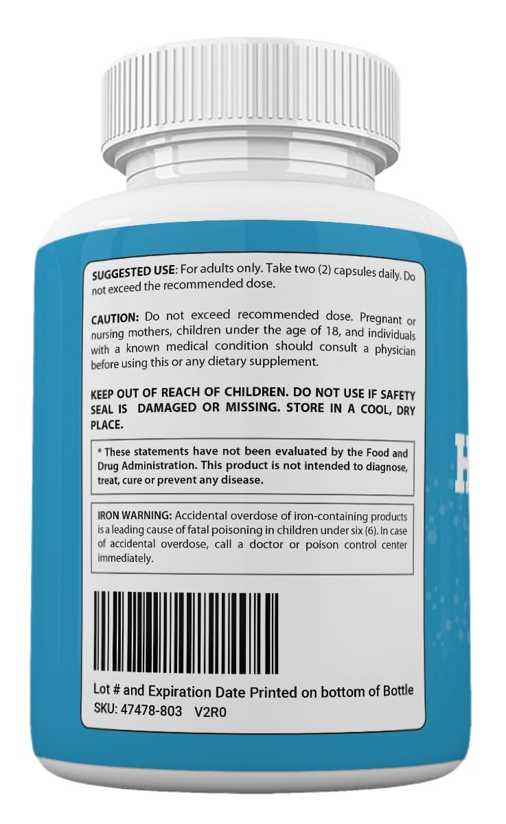 Zonata Hair Fortin Vitamins Advanced Formula for Hair Growth Support Capsules 60