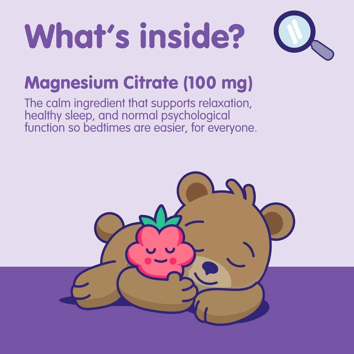 DR. MORITZ Calm Kids Magnesium Gummies No Sugar 60 Count