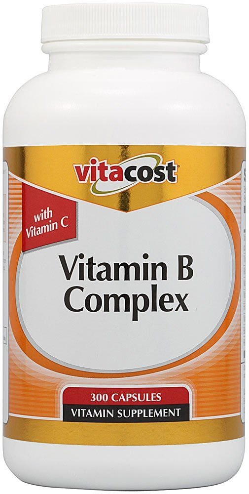 Vitacost Brand Vitamin B Complex with Vitamin C, 300 Capsules