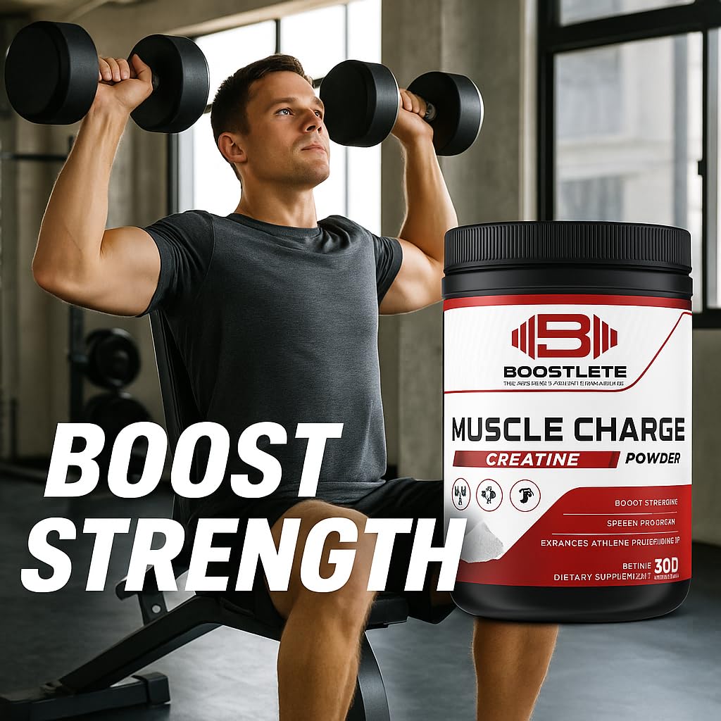Boostlete MuscleCharge Premium Creatine Monohydrate Powder 17