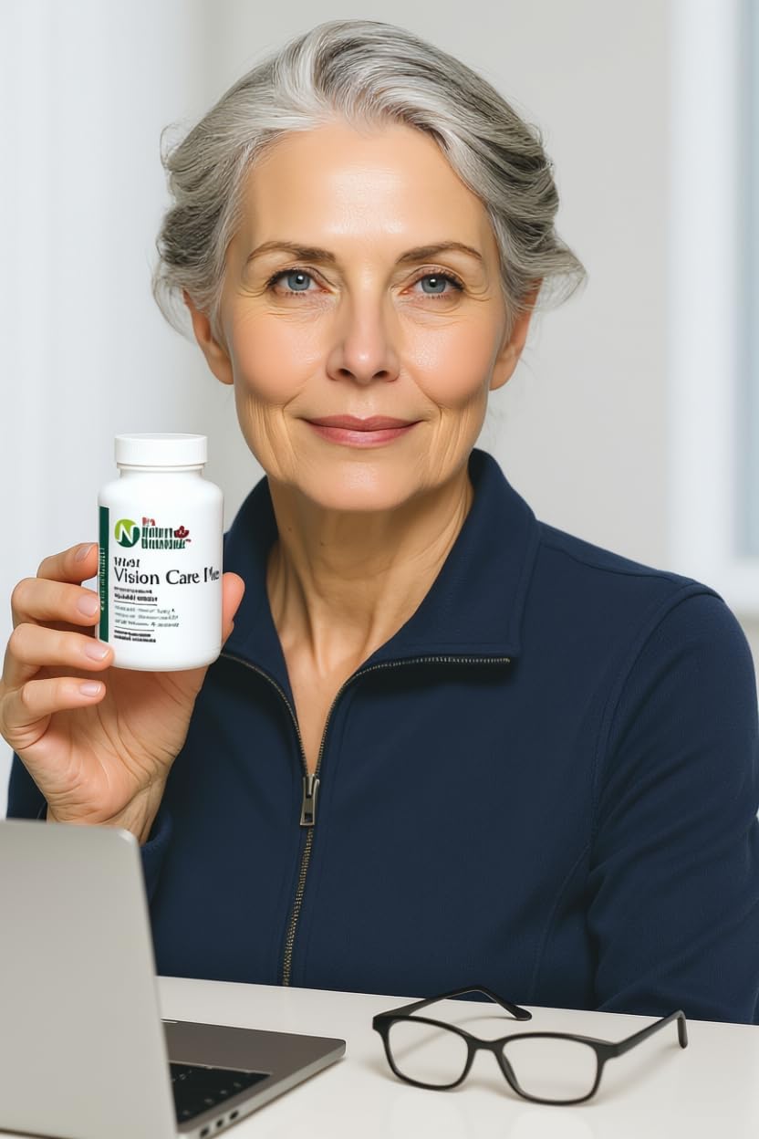 Dr's Nature & Nutrition Vision Care Eye Vitamins & Eye Supplement with Lutein & Zeaxanthin for Macular Health & Blue Light Protection Capsules, 60 Count