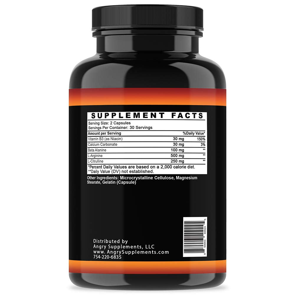 Angry Supplements Monster Test NO 60 Capsules