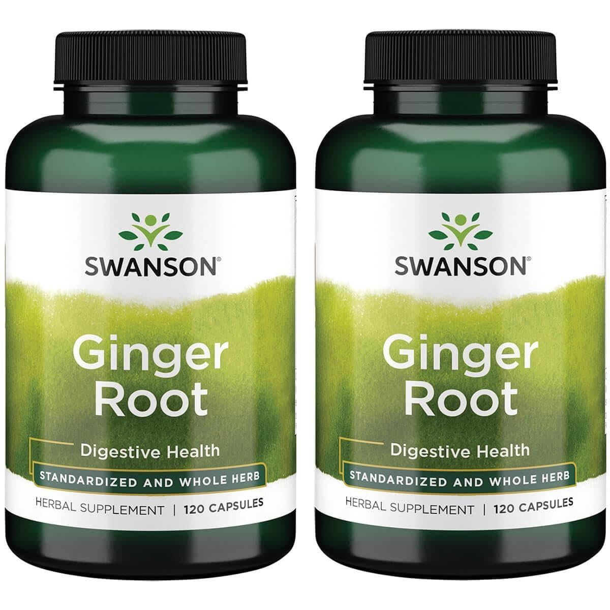 Swanson Ginger Root Capsules 240 Capsules