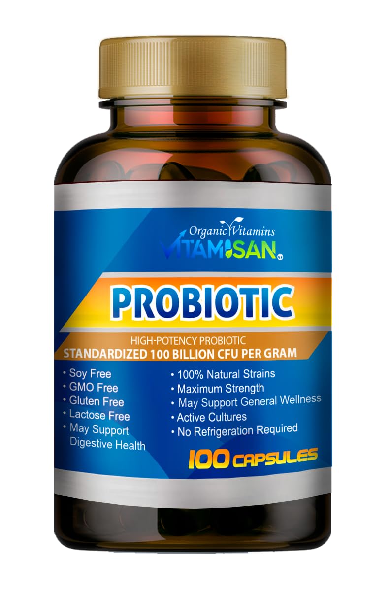 VITAMISAN Acidophilus Probiotic Capsule, 100 Count