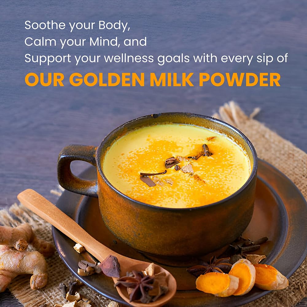 Hebhac Herbs Turmeric Golden Milk Powder 7 oz