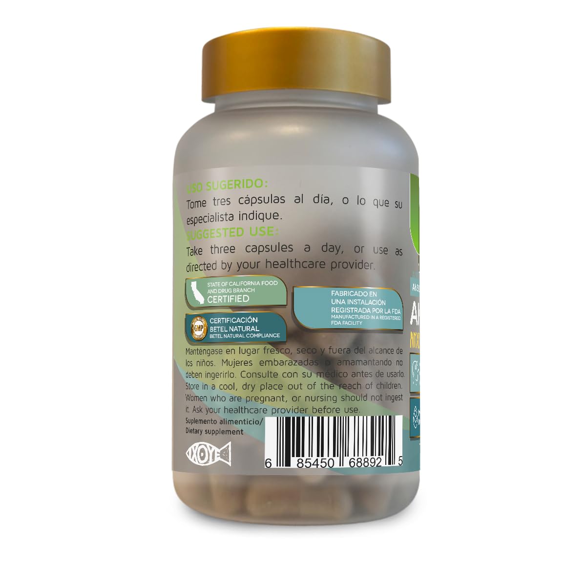 Betel Natural Ansiedadzero Capsules 1 Count