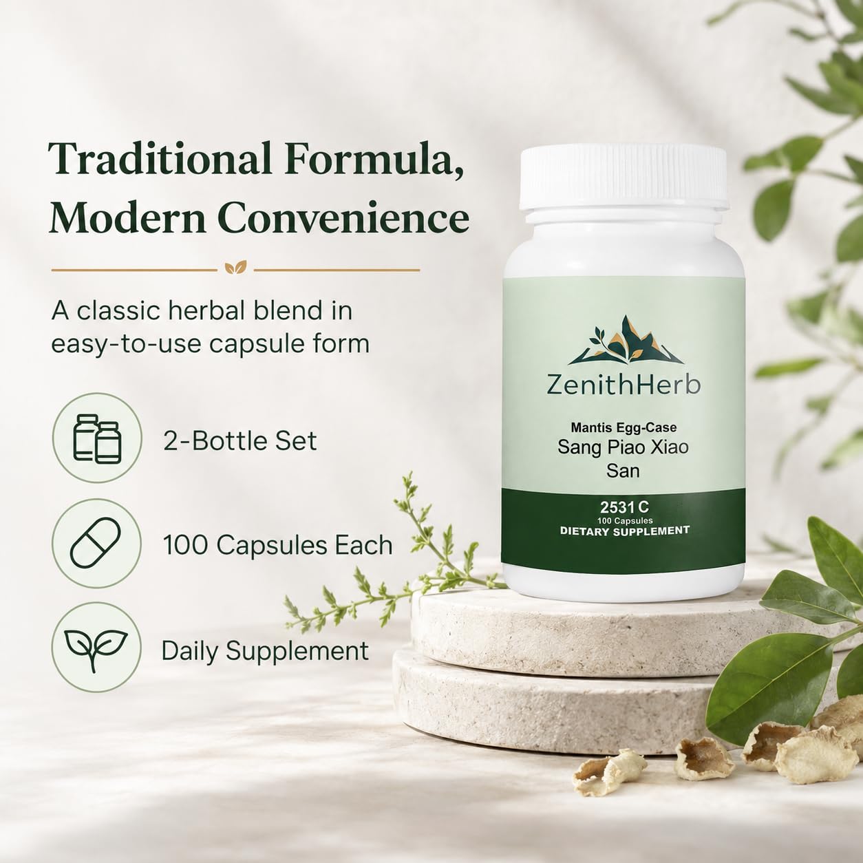 ZenithHerb Sang Piao Xiao San Capsules, 200 Capsules