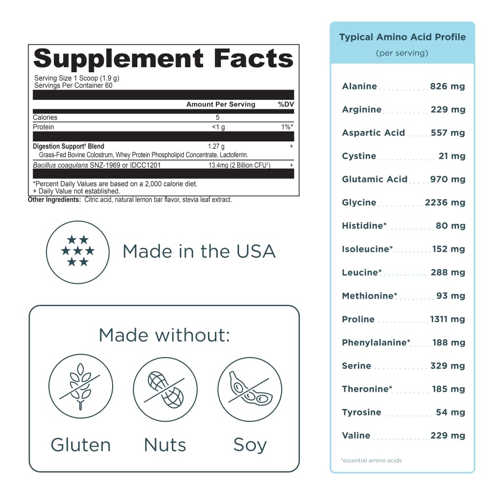Ancient Nutrition Colostrum Superfood Powder, 4.02 Ounce, 60 Servings