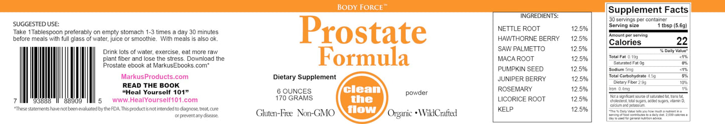 Body Force Prostate Formula Powder 7.5 Ounce
