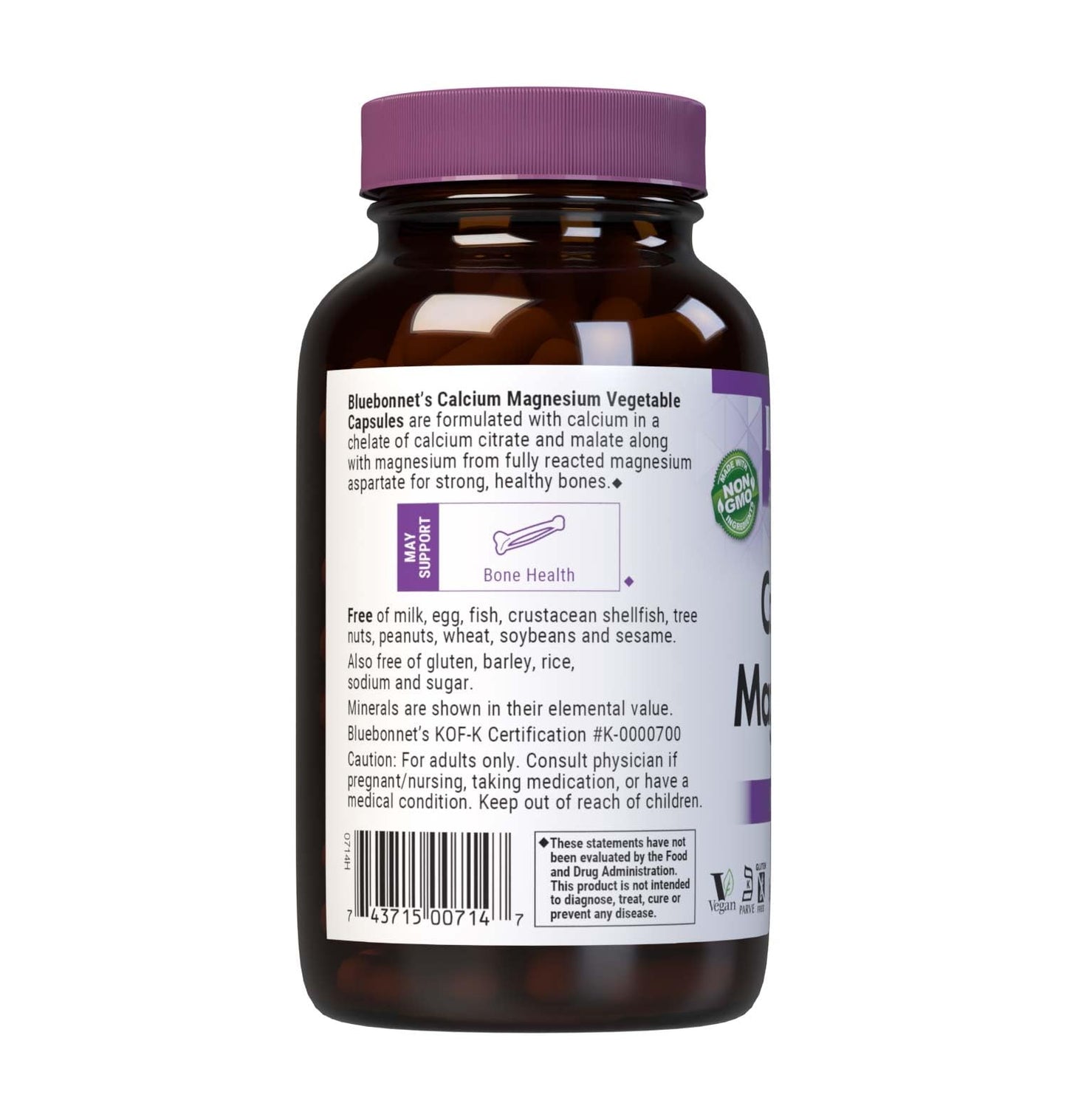 BlueBonnet Calcium & Magnesium Capsules 180