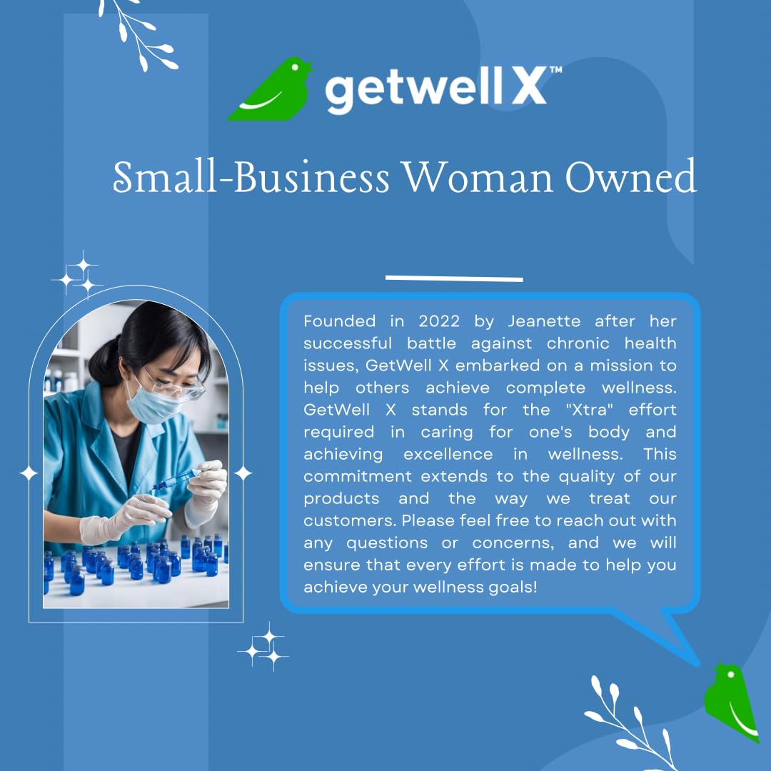 Getwell X Pure Powdered Methylene Blue Capsules 30 Count