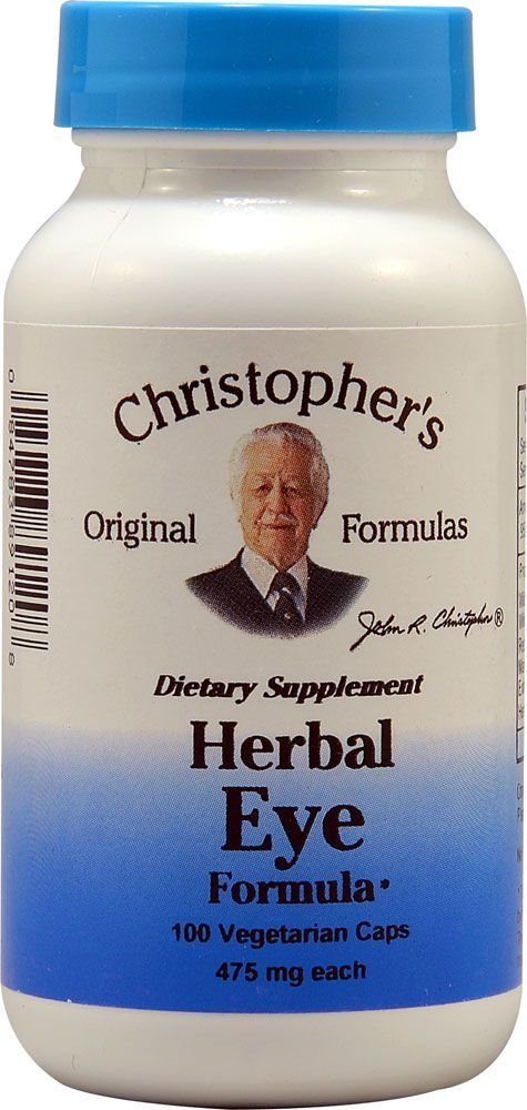 Christopher's Original Formulas Herbal Eye Formula Capsule 100 Capsules