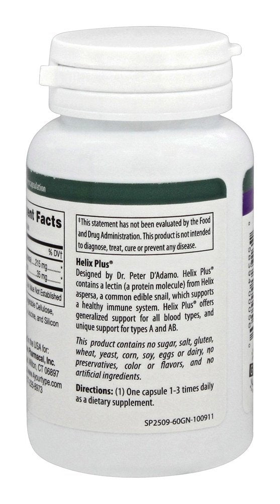 D'Adamo Personalized Nutrition Helix Plus Capsule, 60 Count