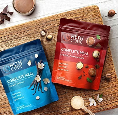 HLTH CODE Complete Meal Replacement Shake Powder 42 Ounce