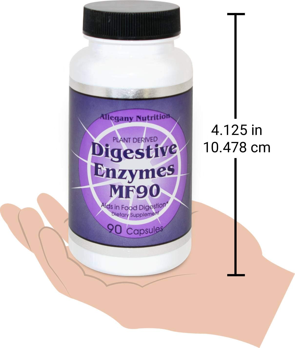 Allegany Nutrition MF90 Digestive Enzymes Capsule, 90 Count