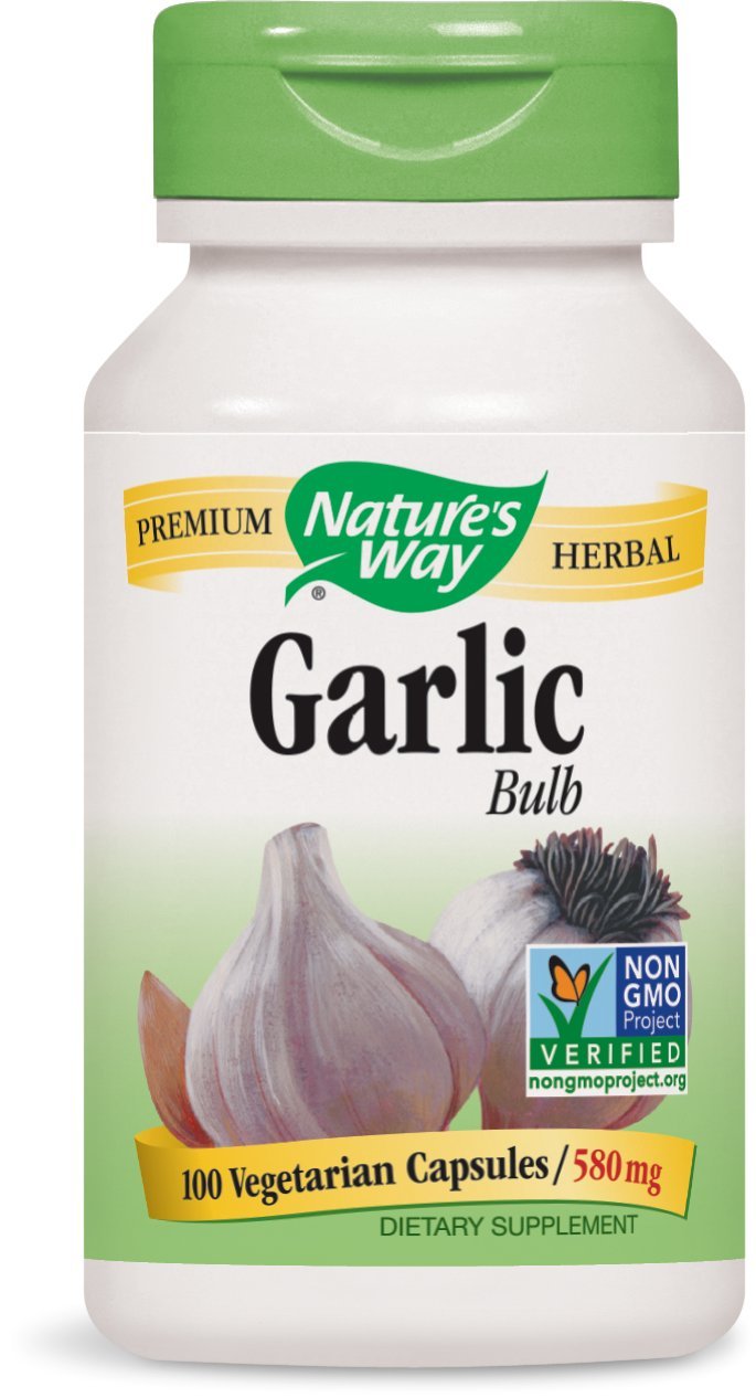 Nature's Way Garlic Bulb 580mg Capsules 200 Count