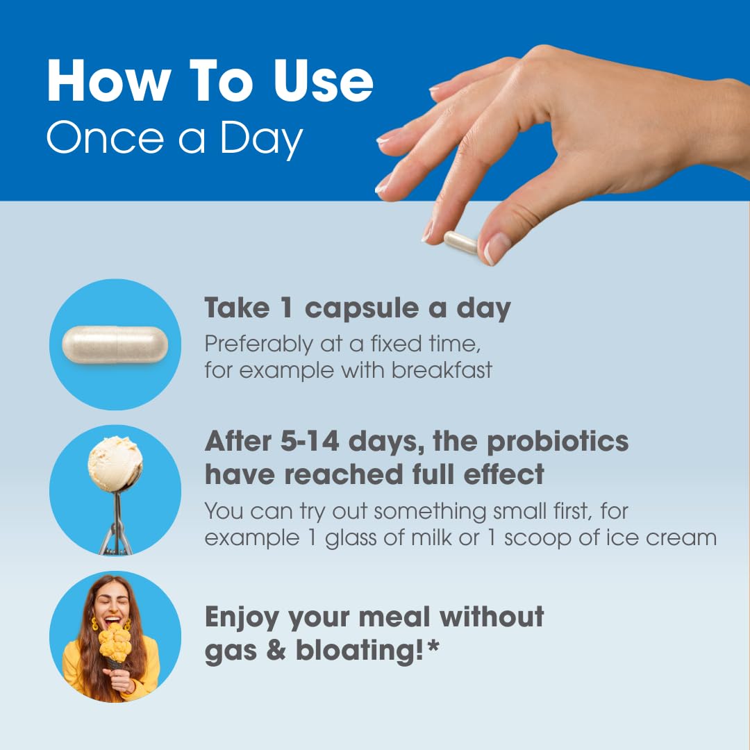 Intoleran Once a Day Lactase Capsule, 92 Capsules