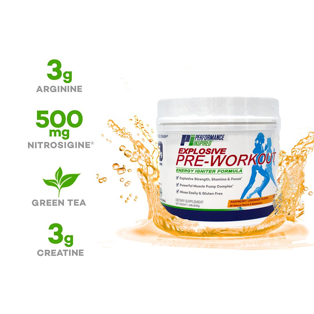 Performance Inspired Pre-Workout Powder 23.84 Ounce