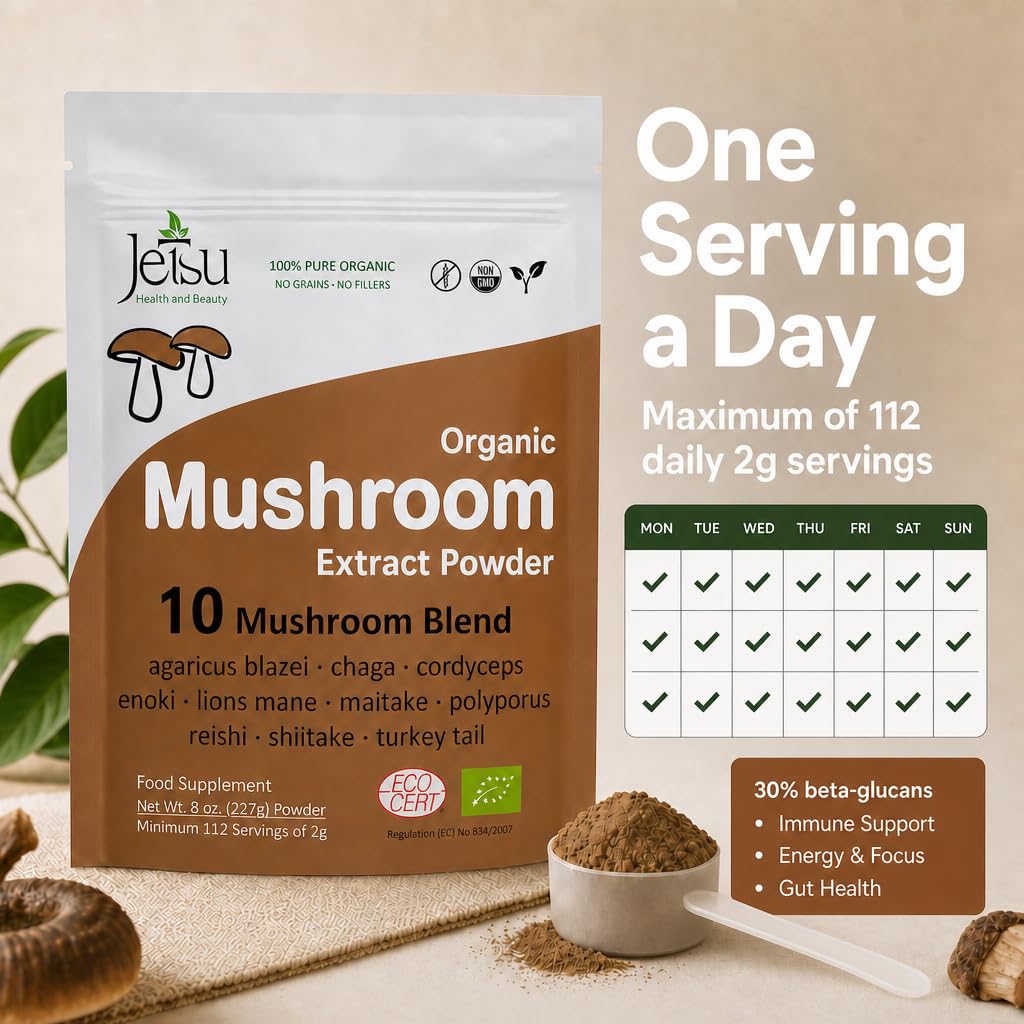 Jetsu Mushroom Extract Powder 8 oz