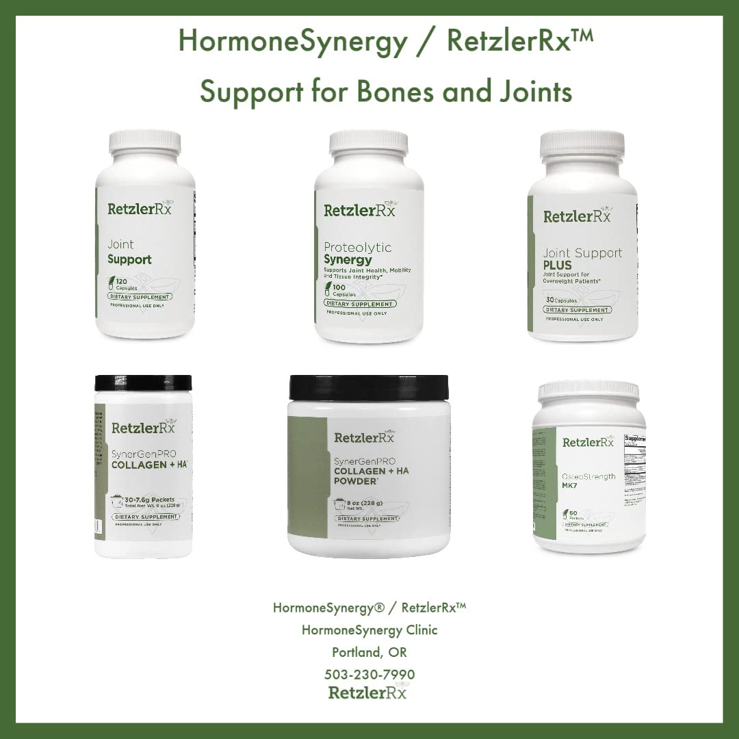 HormoneSynergy SynergyGenPro Collagen + HA Bulk Powder, 8.04 Ounce