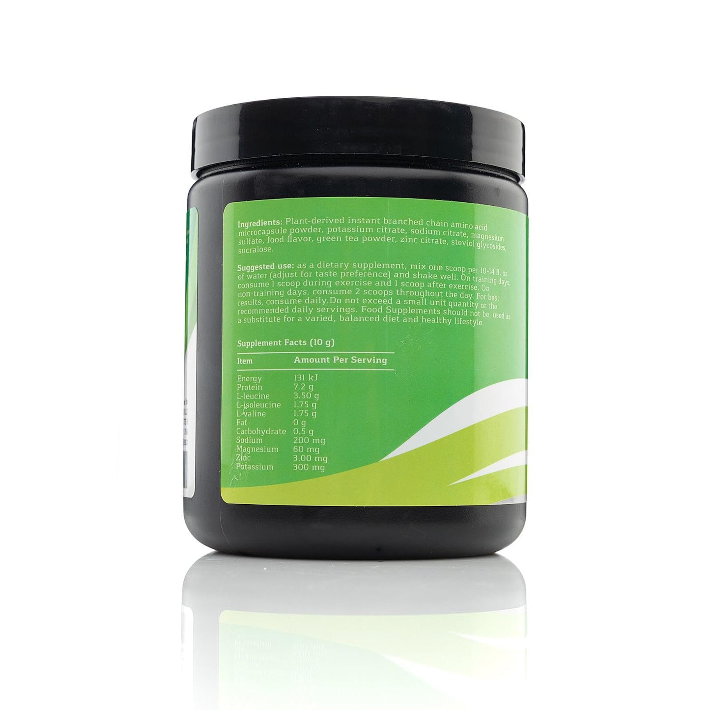 ACCOB BCAA Powder Lemon Green Tea, 1 Ounce