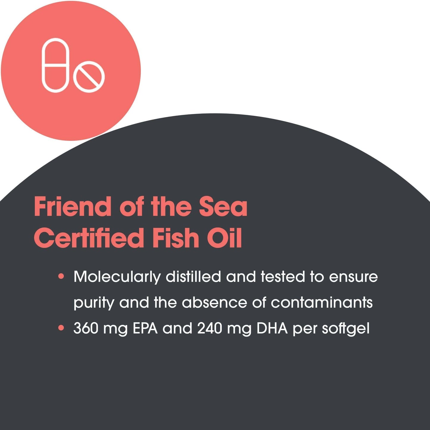 Allergy Research Group ARG Super EPA 720 mg EPA and 480 mg DHA, Omega-3 Capsule, 60 Count