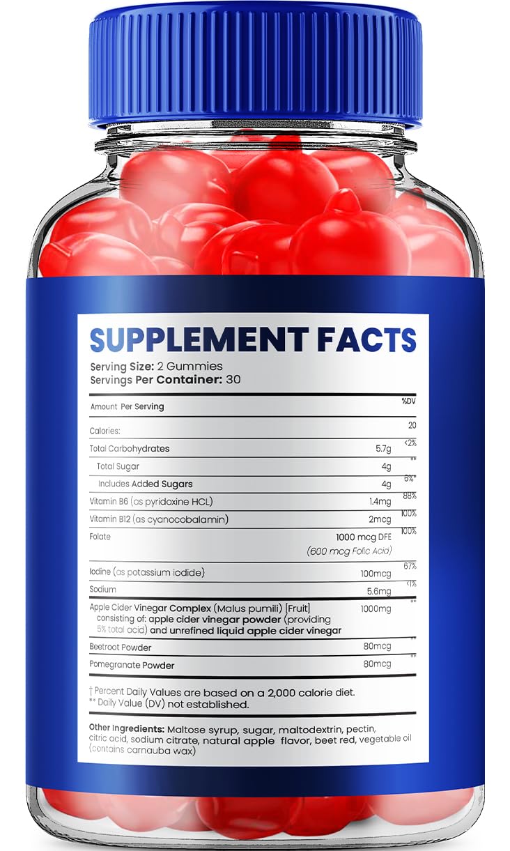 Indelo Full Body Health Keto ACV Gummies, 120 Gummies