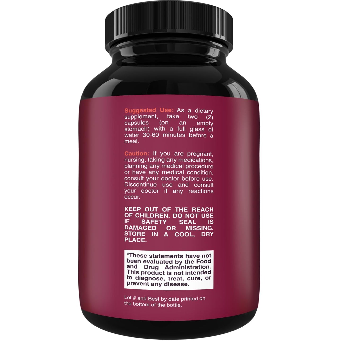 Natures Craft Max Strength Forskolin Weight Loss Supplement Capsules, 60 Count