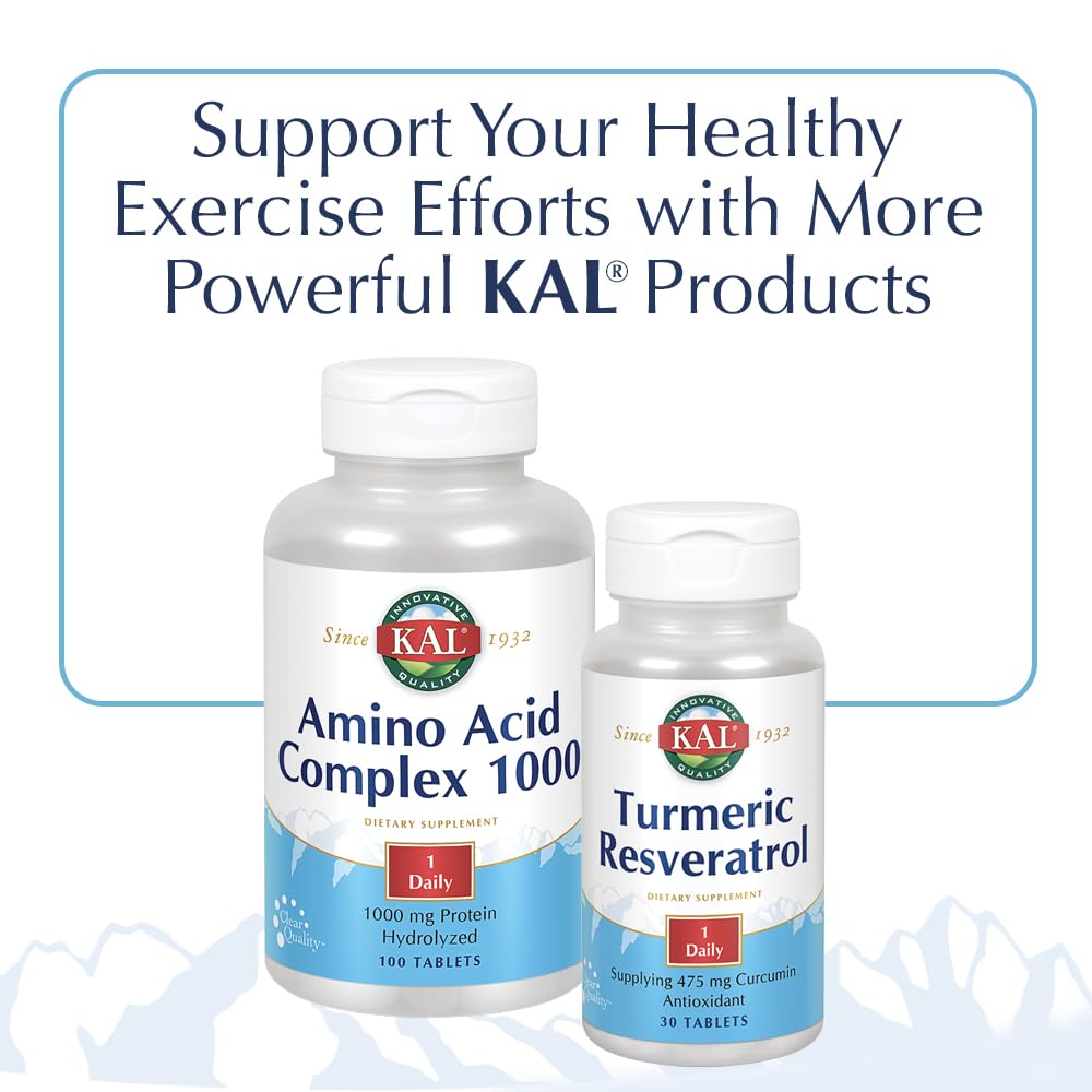 KAL Apple Cider Vinegar Chewable Tablets 500 mg, 60 Count