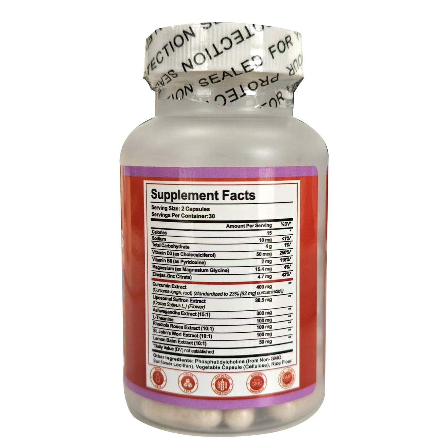 Oeaqeff Liposomal Saffron Supplements 11-in-1, 100% Pure Saffron Extract 88.5 mg Maximum Absorption for Mood, Energy & Vision, Vegan, Non-GMO, 60 Capsules