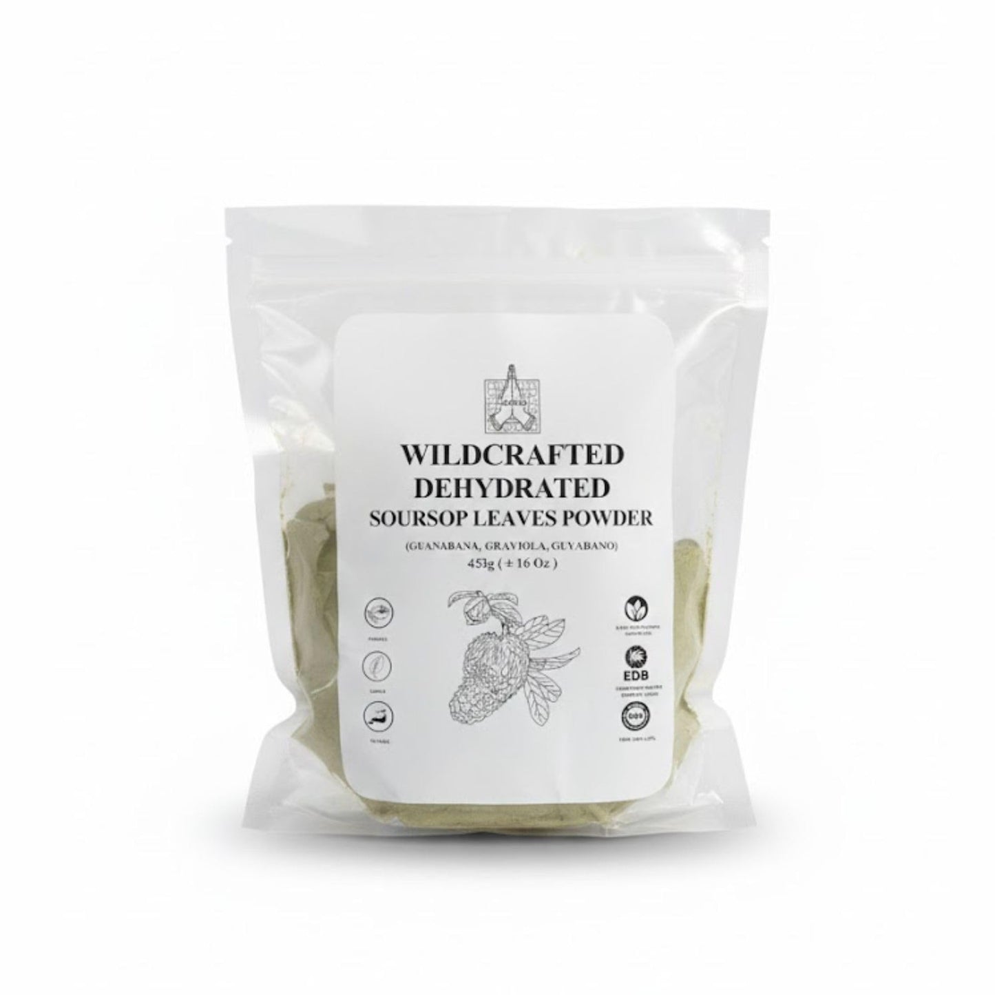 Purelife Herbs Graviola Soursop Leaves Powder 16 oz