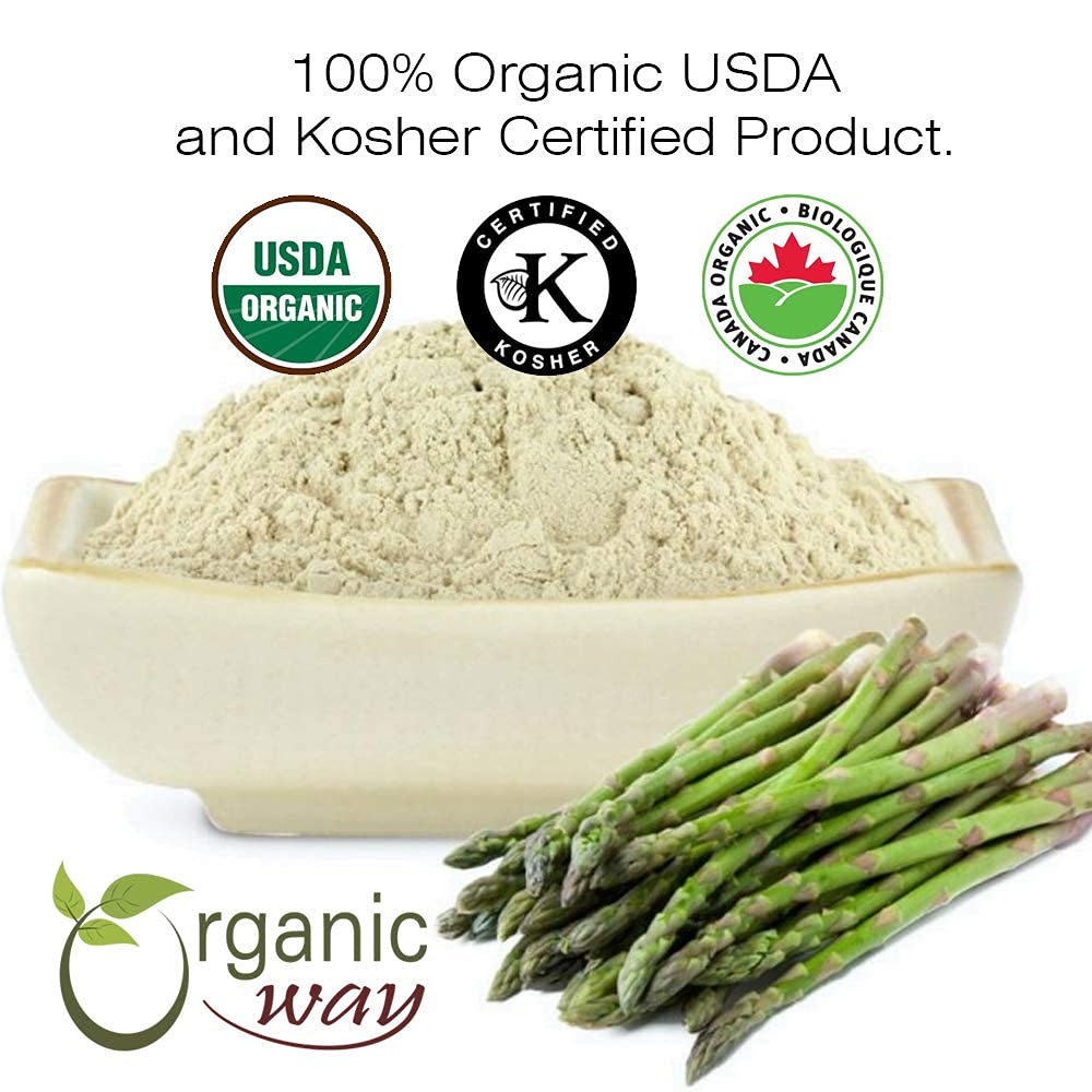 Organic Way Shatavari Powder, 4 oz