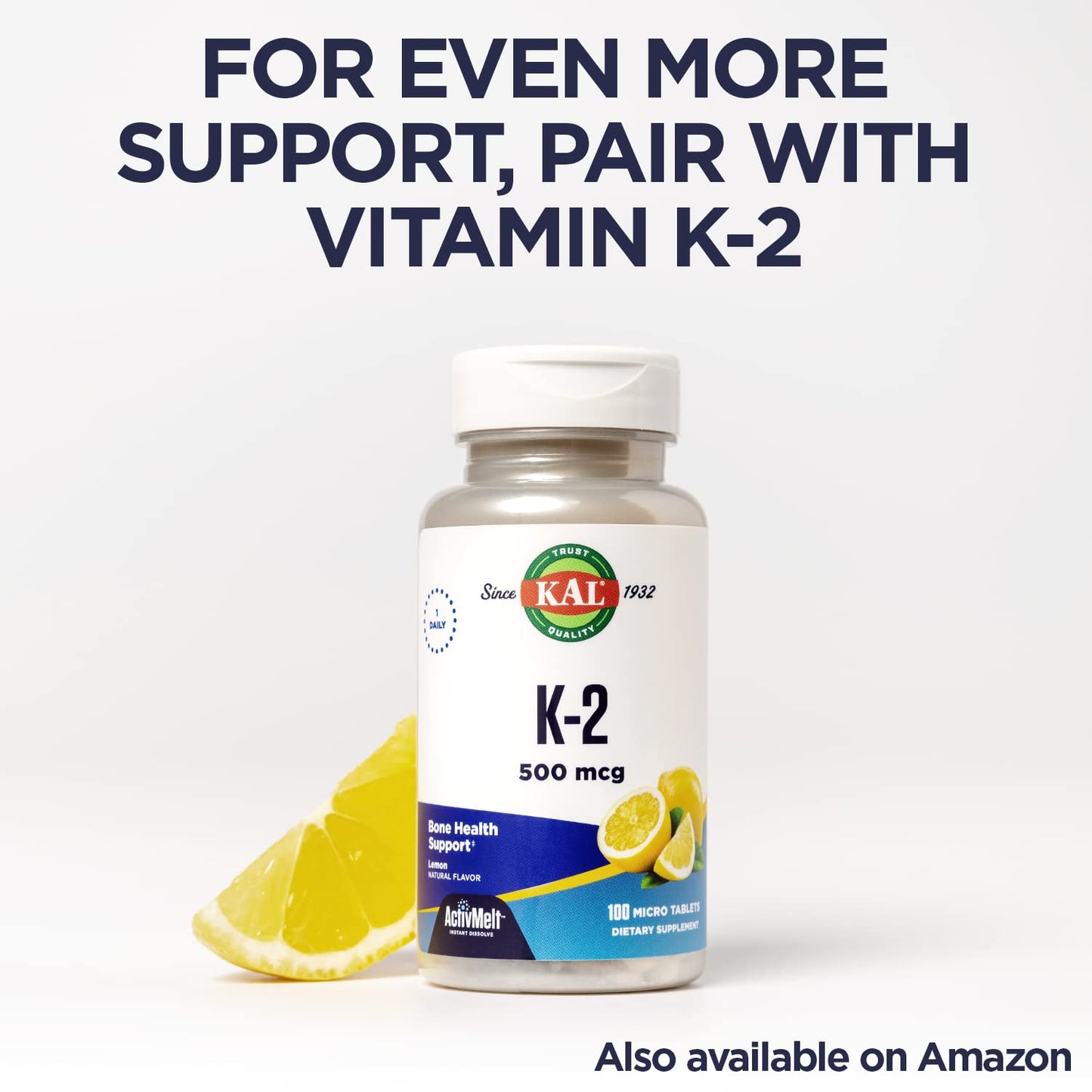 KAL Vitamin D-3 1000 IU Chewable, 200 Chews