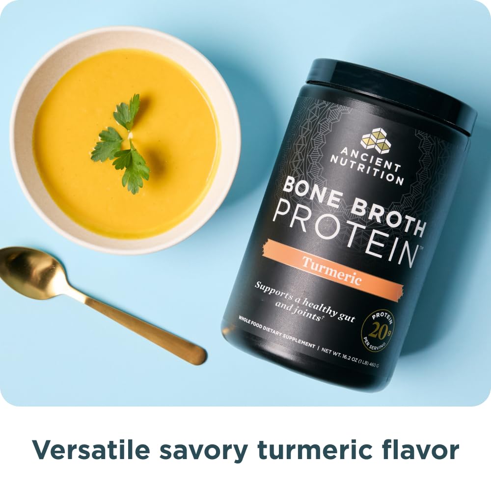 Ancient Nutrition Grass Fed Bone Broth Protein Powder 16.2
