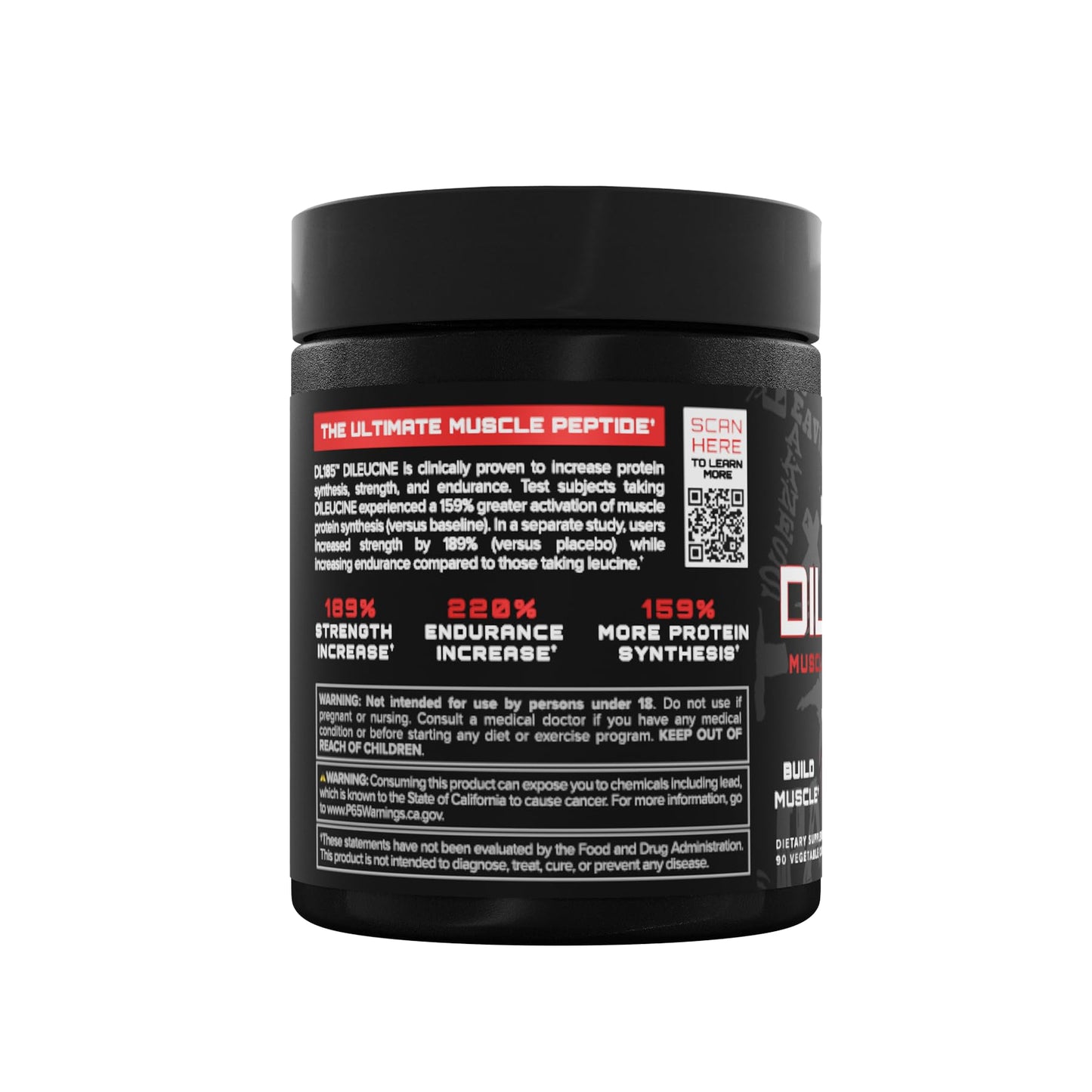 Unmatched Dileucine Amino Acid Peptide Capsules, 90 Capsules