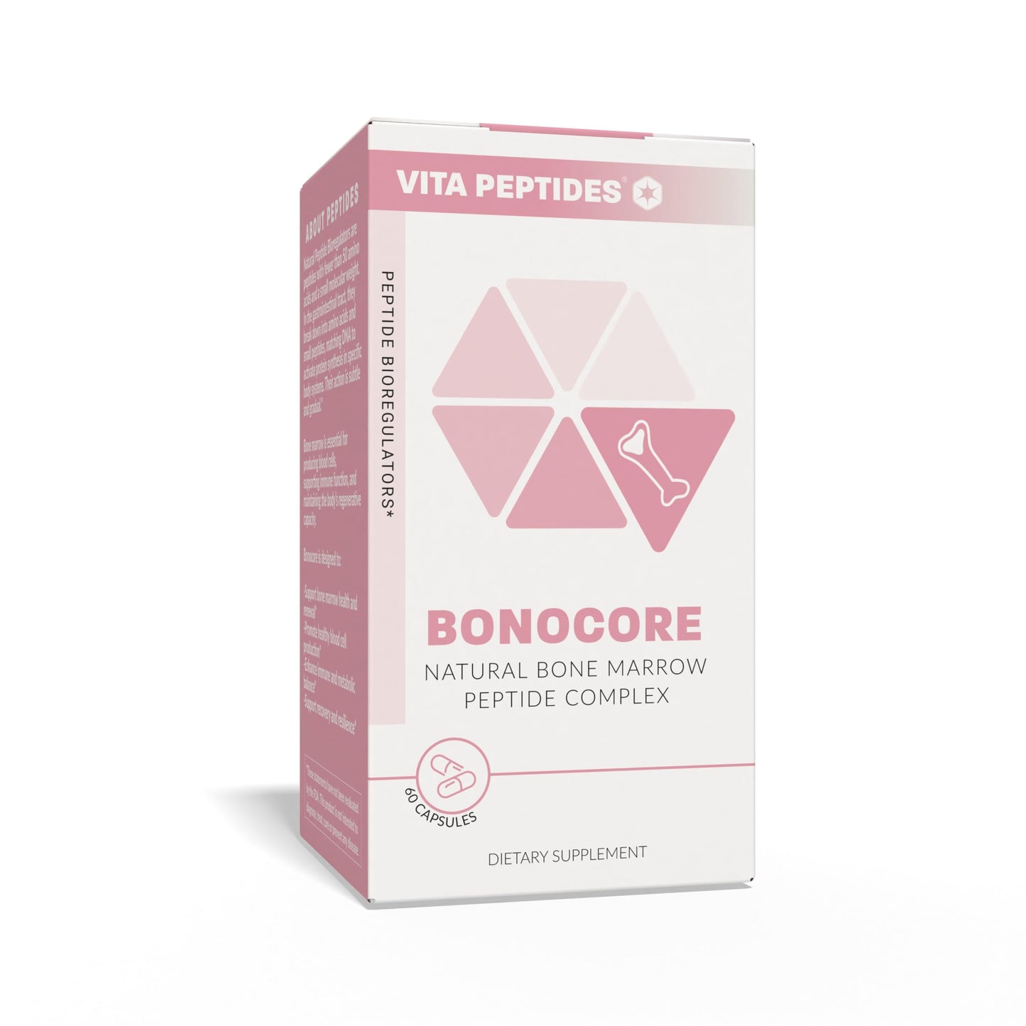 Vita Peptides Bonocore Bone Marrow Natural Peptide Bioregulator Capsule 60 Count