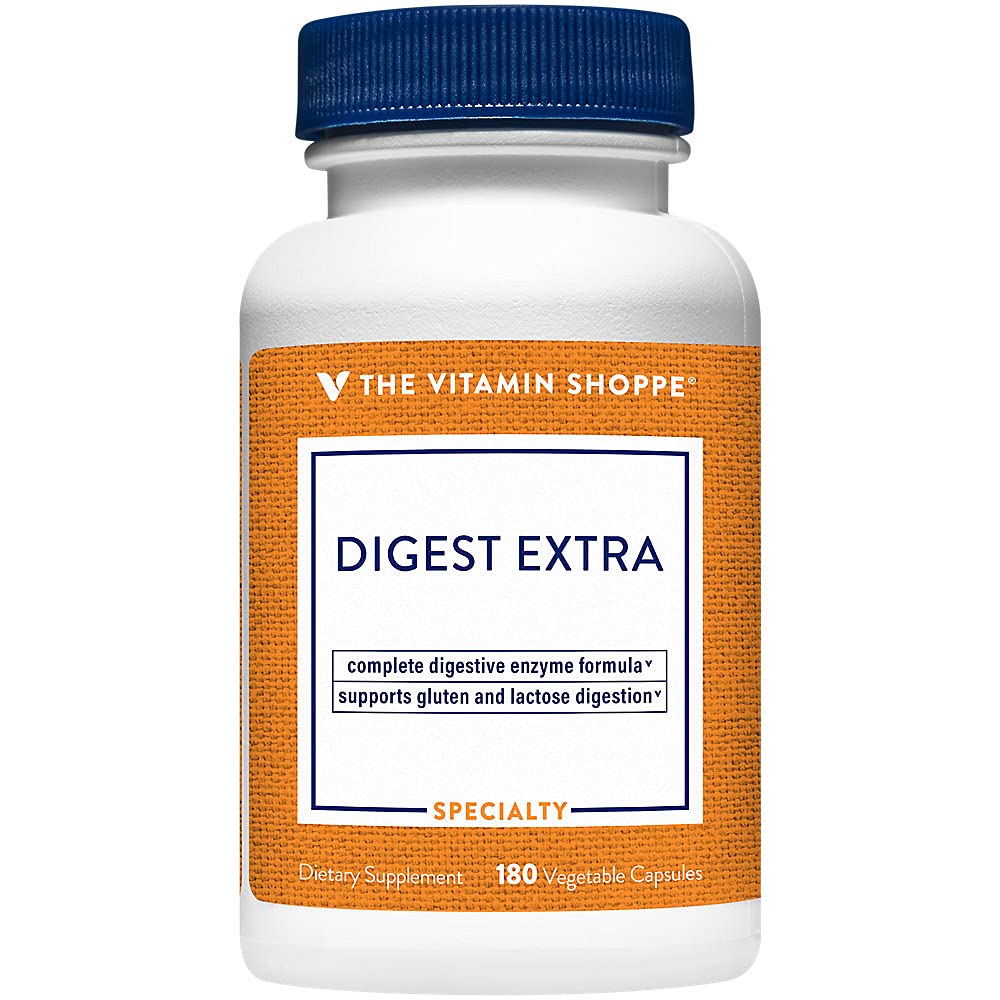 The Vitamin Shoppe Digestive Enzymes Complete Multi-Enzyme Formula Capsules 180